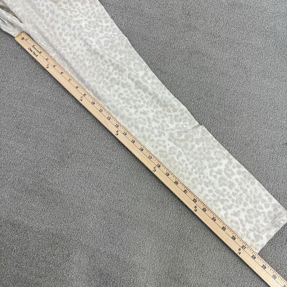 Ragdoll LA Stone Leopard Print Oversized Hoodie Leggings Set Ivory Tan Large - Picture 13 of 14